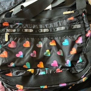 Rainbow hearts LeSportSac